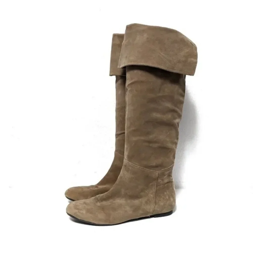 SAM EDELMAN Suede Over Knee Jackson Boots 6.5